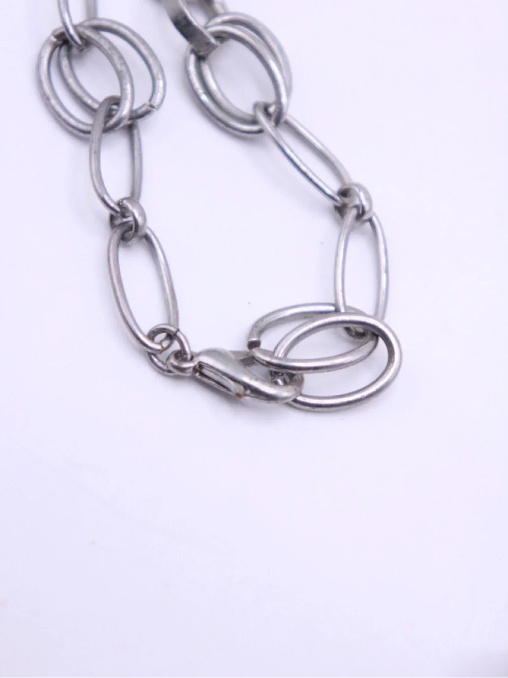 Artisan made Silver spoon Druzy Pendant Necklace 24”